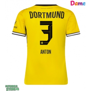 Borussia Dortmund Waldemar Anton #3 Replika Hjemmebanetrøje Dame 2026-27 Kortærmet